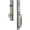 Satin Nickel, variant on Grandeur 842641 Fifth Avenue Solid Brass Rose Keyed Entry Single Cylinder "C" Grip