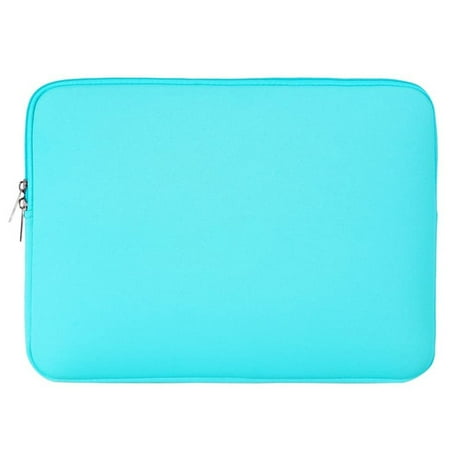 RAINYEAR 15.6 Inch Laptop Sleeve Protective Case Soft Carrying Zipper Bag Cover Compatible with 15.6" Notebook Computer Ultrabook Chromebook (Blue)