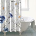 thumbnail image 4 of Waterproof Cute Boho Daisy Shower Curtain 72x72 Inch Boho Style Polyester Unique Shower Curtain for Bathroom Hotel Home Decor with 12 Plastic Hooks, 4 of 5