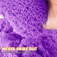 thumbnail image 2 of NiToy FlexiSand 2.2Lbs Play Sand, Never Dries Out-Fun for 3 Years and up Kids Bulk Refill for Sensory Sand Box Toys, Ideal for Shaping, Squeezing and Molding (Purple), 2 of 7