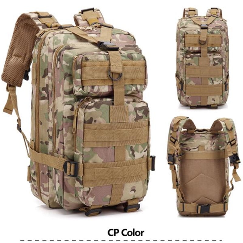 3P Marching Backpack Outdoor War Game Shoulder Bag 25L CP (Camo)