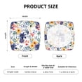 thumbnail image 6 of Balery Lilies Flowers Stretch Couch Cushion Covers, Individual Sofa Cushion Covers, Soft Chair Sofa Seat Cushion Slipcover with Elastic Bottom Milk Silk-16.9in, 6 of 9