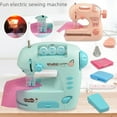 thumbnail image 3 of Máquina de coser eléctrica para niños, simulación de casa de juegos, pequeño electrodoméstico, juguete para niña, sastre, interactivo entre padres e hijos, hecho a mano, 3 of 5