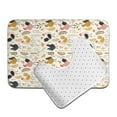 thumbnail image 6 of Xecao Cartoon Chickens 2-Piece Vintage Seamless Anti-Skid Mat Set, featuring a stylish pattern for a safe and elegant toilet rug experience, 6 of 6
