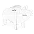 thumbnail image 4 of Bellaa 26096 Whimsical Flying Pig Statue 5 Inch Tall, 4 of 4