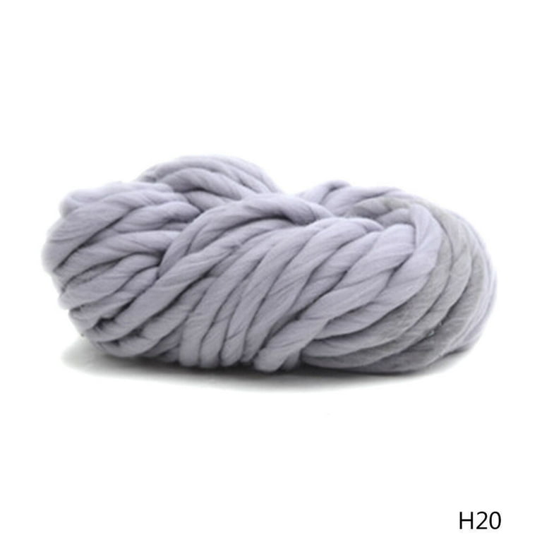 Wool Super Chunky Yarn Big Roving Yarn for Knitting Crocheting Felting,  Blanket Yarn