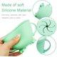 thumbnail image 2 of Snack Cup, Child Silicone Cup Snack Cup, Child Learning Feeding Food Bowl, Cup with Handle Silicone Snack Vajilla Recipiente de Almacenamiento Plato para niños Vajilla Repelente de Suciedad, Unisex Xemadio LKX-1247, 2 of 9