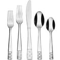 thumbnail image 2 of KOOMADE Stainless Steel 20-Piece Flatware Set for 4, Dishwasher Safe Silverware, 2 of 8