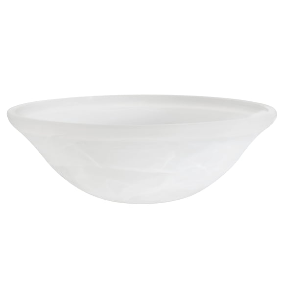 Pantalla de lámpara Aspen Creative 25002-65-1 de vidrio alabastro de 29 cm