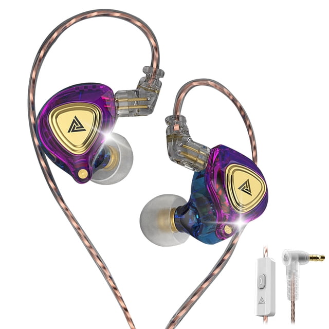 QKZ ZX3 Auriculares por cable Reducción de ruido portátil In-Ear auriculares Voz Llamada Ejercicio Auricular caminante con cubierta de silicona Colorido con micrófono seitruly EL014469-04B