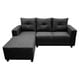 thumbnail image 1 of Sala Esquinera El Bazar Store Demeter Gris Oxford 210x160 cm Tela Lino Nacional Modular, 1 of 6