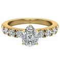 thumbnail image 5 of Diamond Engagement Rings For Women GIA Certified Pear Cut Solitaire Diamond Ring 18K Gold 1.20 Carat (G,VS2), 5 of 6