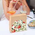 thumbnail image 3 of Yayeee Napkin Holder for Table Kitchen Paper Tissue Organization, Beige Apple Pattern, 3 of 8