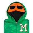 thumbnail image 4 of Teenage Mutant Ninja Turtles Michelangelo Fleece Zip Up Cosplay Hoodie Toddler to Big Kid, 4 of 5