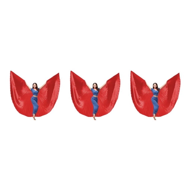 Advancent Ala de danza del vientre de 360 grados, disfraces para adultos, accesorios de baile profesional para mujeres, para actuaciones, Type1 NO1