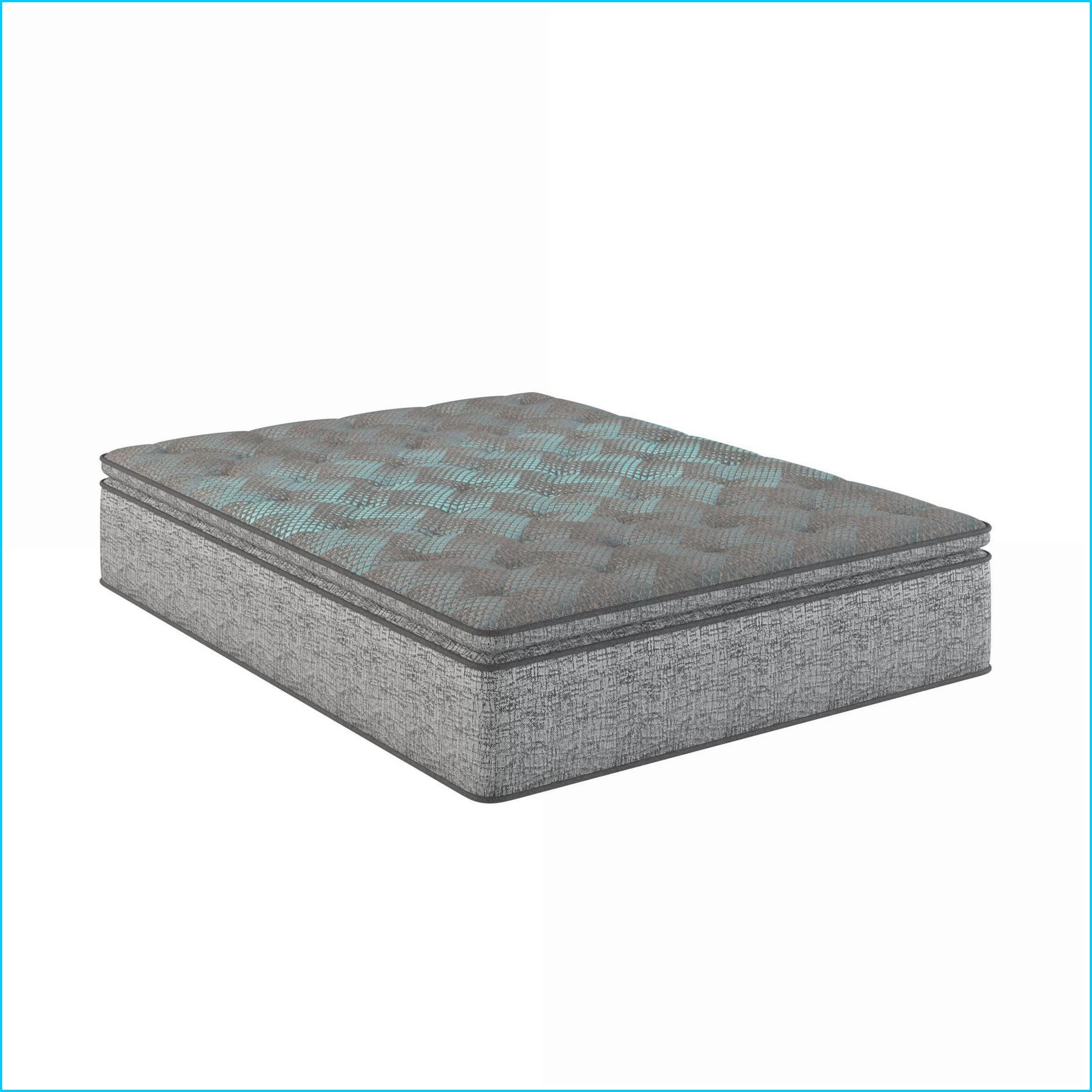 Mattresses | Restonic 14'' Euro Top Hybrid Mattress, Plush Pocketed Coils | California King | Foam | Slate Gray