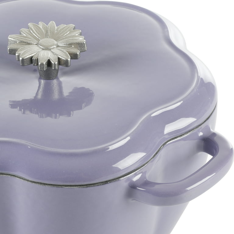 The Pioneer Woman Timeless Beauty Floral Shaped 3-Quart Dutch Oven
