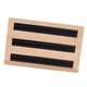 thumbnail image 2 of 3 Ranuras Rectangular Pendientes Bandejas Exhibición de con Organizador Caja de Almacenamiento Soporte - cuero negro BLESIY Soporte para anillos que muestra la placa, 2 of 8