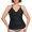 Noir, variante sur RELLECIGA Haut de Tankini Froncé à Encolure en V pour Femmes Maillots de Bain