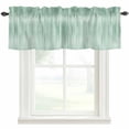 thumbnail image 2 of Valance for Windows,Gradient Sage Green Geometric Valances Curtain Rod Pocket Valance for Kitchen Bedroom Living Room Bathroom,Modern Minimalist Art Short Curtains Window Treatment 54x18in, 2 of 9