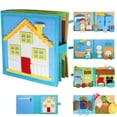 thumbnail image 3 of Libro Montessori de Felt Busy para niños pequeños de 3 a 6 años con juegos, 3 of 9