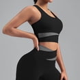 thumbnail image 4 of cocolona Womens Summer Workout Crop Tank Tops Outdoor Running Lightweight Shirts Sleeveless Crew Neck Patchwork Exercise Slim Fit Tees Basic Yoga Blouses, 4 of 4