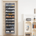 thumbnail image 6 of VOZOGO Over the Door Shoe Organizer, 10-Layer Clear Pockets Hanging Shoe Storage for Room, Fits Sneakers Boots Heels, Gray, 6 of 7