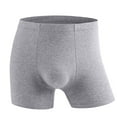 thumbnail image 5 of Mens Cotton Underwear Plus Size L-8X Big and Tall Casual Comfort Stretchy Slim Fit Solid Breathable Mid Rise Basic Boxer Briefs, 5 of 6