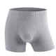 thumbnail image 4 of Ceisia Men's Solid Cotton Mid-Rise Boxer Briefs High Elasticity Plus Size Underwear Gray L Gifts, 4 of 7