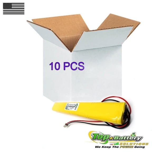 Emergency Lighting Battery 9.6V 800mAh Replaces Lithonia Unitech BBAT0043A Qty.10