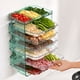 thumbnail image 2 of rejillas de verduras Estante Para Platos Laterales Bandeja Para Platos De Almacenamiento En Encimera Preparar Platos 6 Capas Verde 6 capas de verde Magideal rejillas de verduras, 2 of 7
