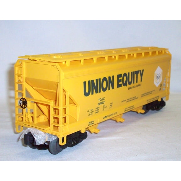 Lionel 6-19963 TTOS Convention Car Union Equity Hopper Enid Oklahoma ACF center