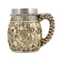 thumbnail image 1 of Taza de cerámica con diseño tejido vintage, 350 ml, taza de café retro, 1 of 2