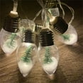 thumbnail image 3 of Christmas Tree Snow Globe String Lights, 6 LED Clear Bulbs Christmas Tree String Lights for Bedroom, Wedding, Table Decoration, Outdoor Garden Party, Home Party Decorate, 3 of 5
