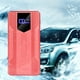 thumbnail image 5 of Arrancador de batería portátil Para coche Likrtyny 20000mAh refuerzo de emergencia rojo, 5 of 7