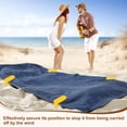 thumbnail image 4 of Uxcell 12-Pack Anclajes para Toallas de Playa al Aire Libre, Clips de Anclaje de 6 Pulgadas para Manteles de Picnic [Amarillo], 4 of 6