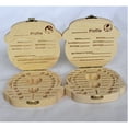 thumbnail image 2 of Graflsoa Eco-Friendly Wooden Baby Tooth Keepsake Box for Boys and Girls - French Version, Durable Infant Tooth & Hair Storage Case with Customizable Labels, Perfect for Preserving Childhood Memories., 2 of 7