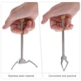 thumbnail image 2 of Pungan ice clip Kitchen Serving Tongs Triangle Claw Shape Breakfast Bread Clamp,6.69"X1.02"X1.02", 2 of 10