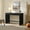 Black, variant on SICOTAS 47.4 inch Computer Desk with Drawer, Wood Writing Desk, Small Study Table for Home Office in Light Oak