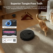 Roborock Qrevo Series Robot Vacuum and Mop, 8000Pa Suction, Upgraded from Qrevo, Anti-Tangle Brushes, Smart Obstacle Avoidance, Auto Mop Washing(QV 35A)