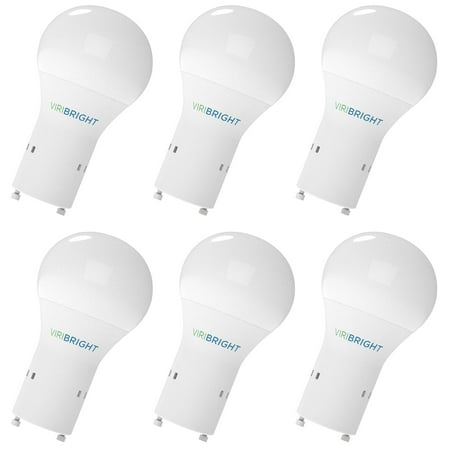 

Viribright 60-Watt EQ Replacement A19 GU24 General Purpose LED Light Bulb 6500K Daylight (6-Pack)