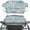 Blue Cherry Blossom, variant on Xoenoiee Deer Butterfly Daisy Flower Print Car Windshield Snow Ice Cover, Windshield Cover for Ice and Snow, Foldable Car Windshield Sun Shade Fit for Sedan/SUV/Pickup/Truck/MPV