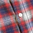 thumbnail image 4 of LEEYNEER Men‘s Long-Sleeve Flannel Shirts Classic Plaid Button Down Shacket Casual Loose Lightweight Fashion Shirt Jackets (Available in Big & Tall), 4 of 5