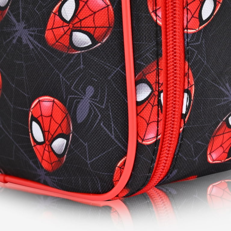 Black spiderman lunch box hotsell