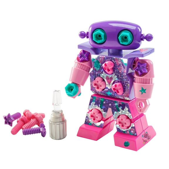 Educational Insights Design & Drill SparkleBot Robot, Preschool STEM & Take Apart Toy, 18-Pieces, 3 Years and up