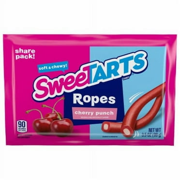 2X - SweeTARTS Cherry Punch Ropes Candy Pack