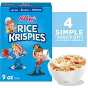 Kellogg's Rice Krispies Breakfast Cereal, 8 Vitamins and Minerals, 9 oz