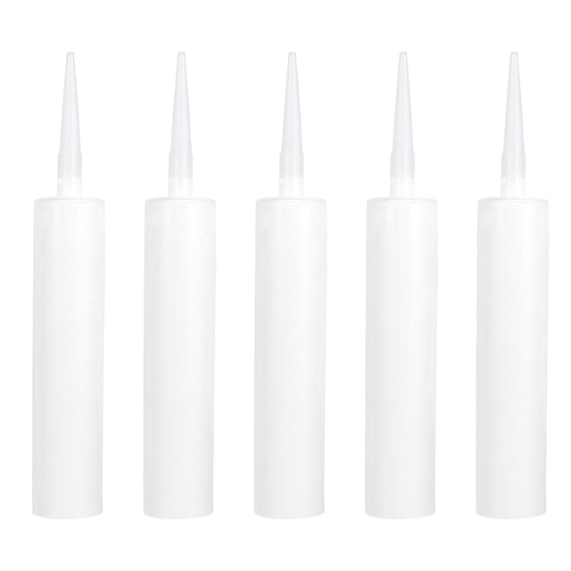 MasteelfCA 5 Pcs Universal Empty Caulking Sealant Tube Home Improvement Construction Tool
