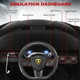 thumbnail image 6 of OLAKIDS 12V Licensed Lamborghini Sian Kids Ride On Car with Parent Remote Control, Spring Suspension, MP3 Player, Electric Toy Roadster Carbon Fiber Textured for Toddler Children(Black), 6 of 10