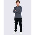 thumbnail image 4 of 3 Pack: Dry-Fit Youth Boys Teen Active Long Sleeve Hoodie Sweatshirts - Hooded Pullover Shirts, 4 of 4